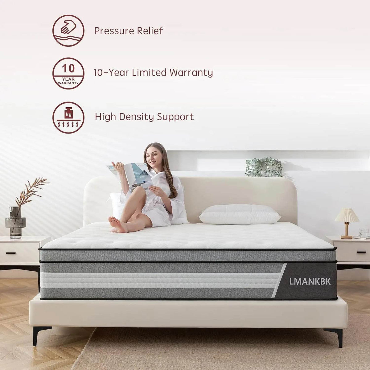 11-Inch Cooling Hybrid Memory Foam Mattress - Sleep Galleria