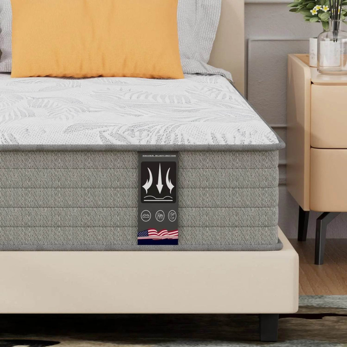 12-Inch Gel Memory Foam Hybrid Mattress - Sleep Galleria