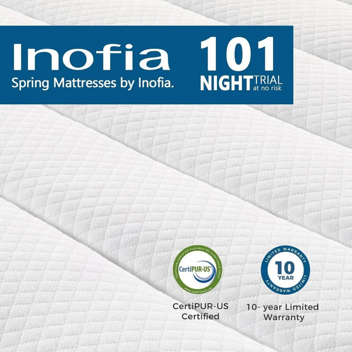 12-Inch Hybrid Cooling Innerspring Mattress - Sleep Galleria