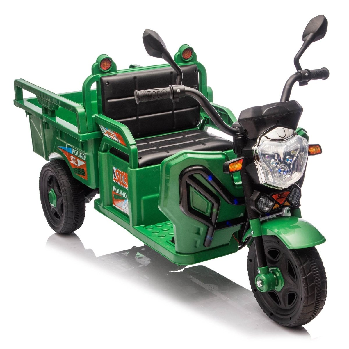 12V Kids Electric 3 - Wheel Ride - On Truck With LED Lights - Zenvia - Omega Lifestyles