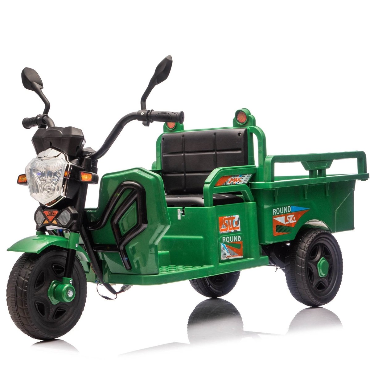 12V Kids Electric 3 - Wheel Ride - On Truck With LED Lights - Zenvia - Omega Lifestyles