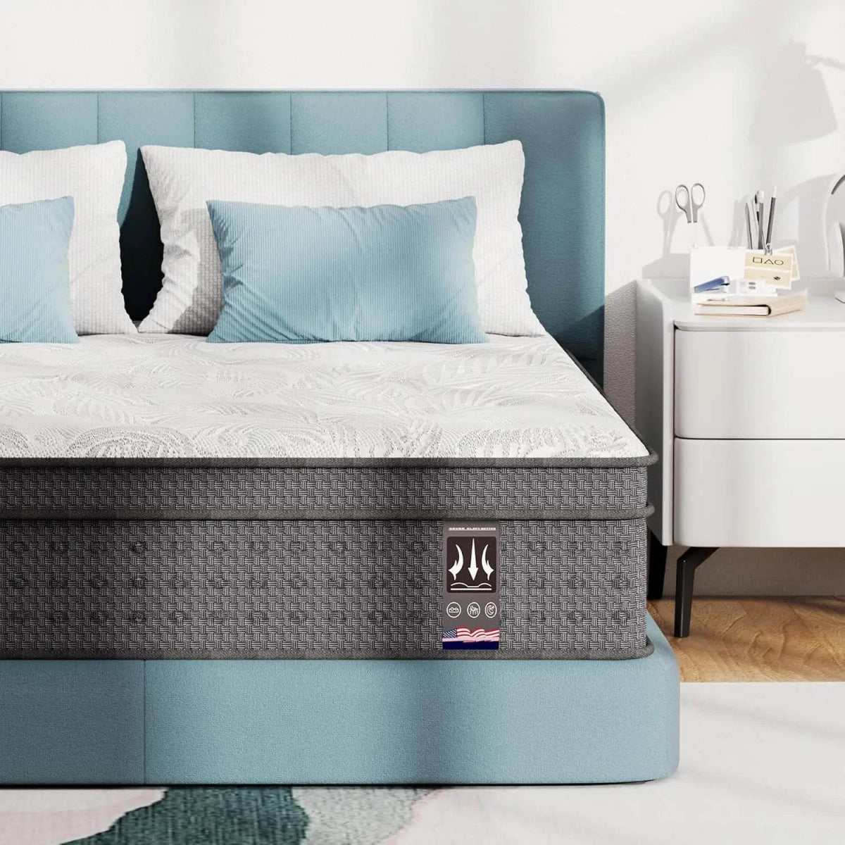 14-Inch Cooling Gel Hybrid Mattress - Sleep Galleria