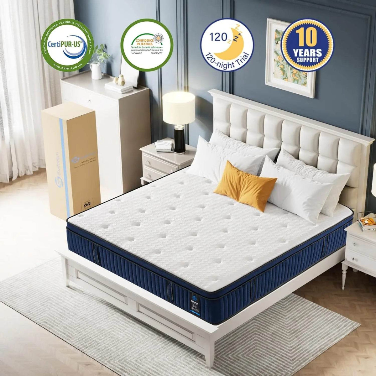 14-Inch Gel Memory Foam Hybrid Mattress - Sleep Galleria