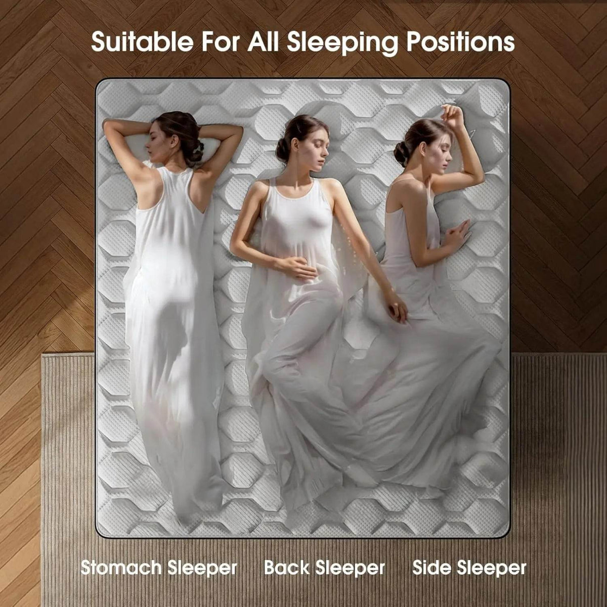 Medium 14-Inch Hybrid Gel Memory Foam Mattress - Sleep Galleria