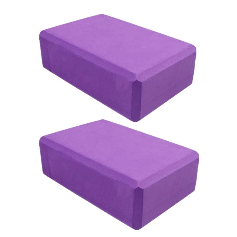 2-Piece EVA Foam Yoga Blocks For Stretching - Sleep Galleria