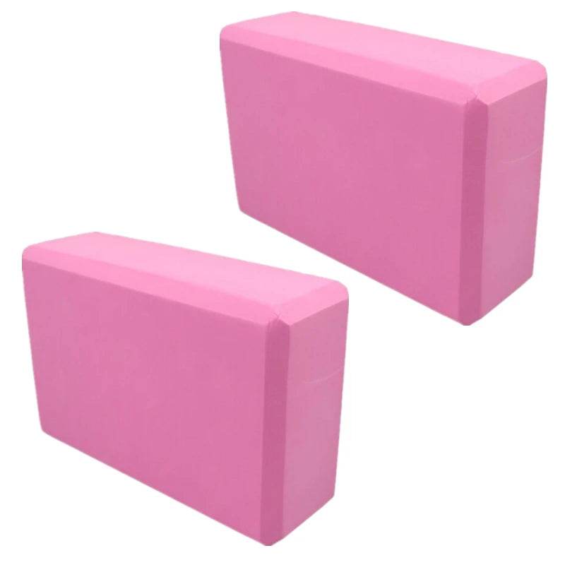 2-Piece EVA Foam Yoga Blocks For Stretching - Sleep Galleria