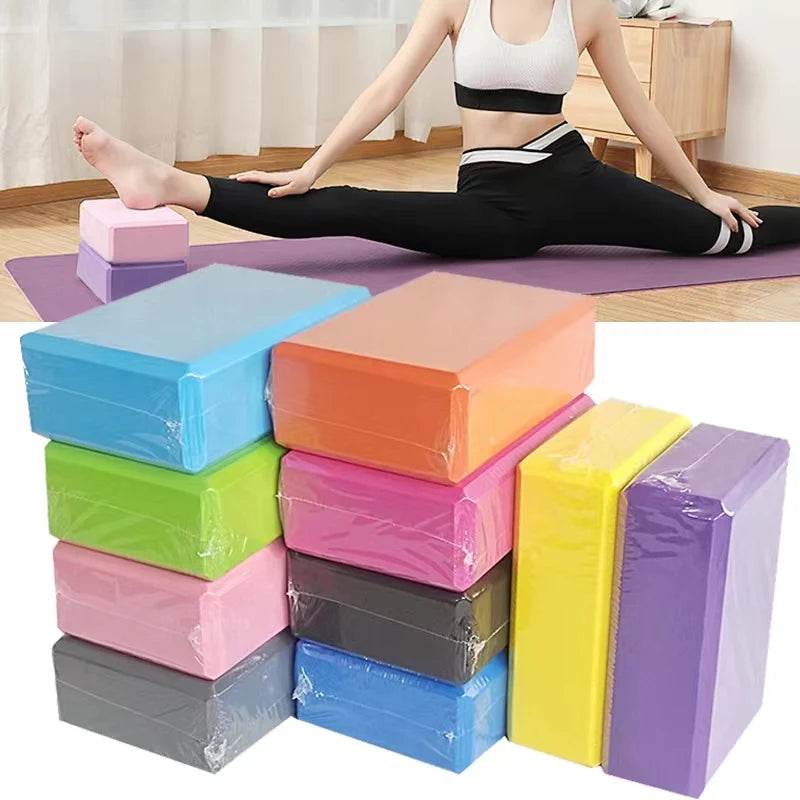 2-Piece EVA Foam Yoga Blocks For Stretching - Sleep Galleria