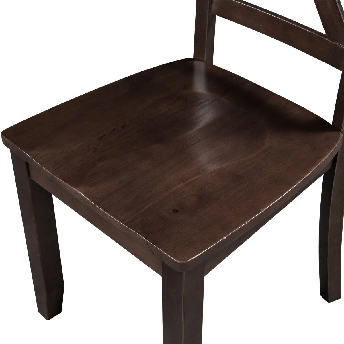 3-Piece Solid Wood Drop Leaf Breakfast Nook Dining Set - Omega Lifestyles