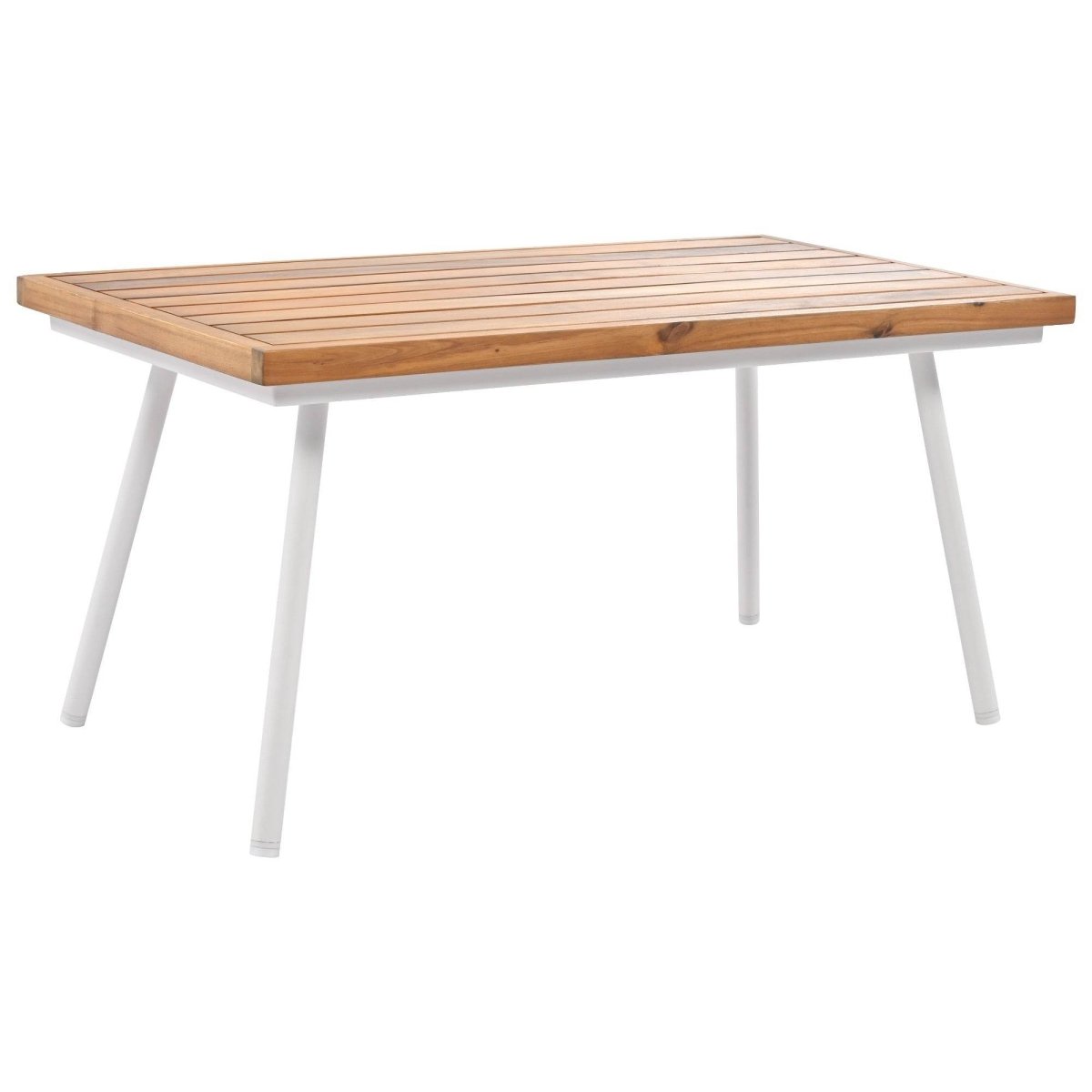 4 - Piece Boho Rope Patio Furniture Set With Acacia Table - Zenvia - Omega Lifestyles