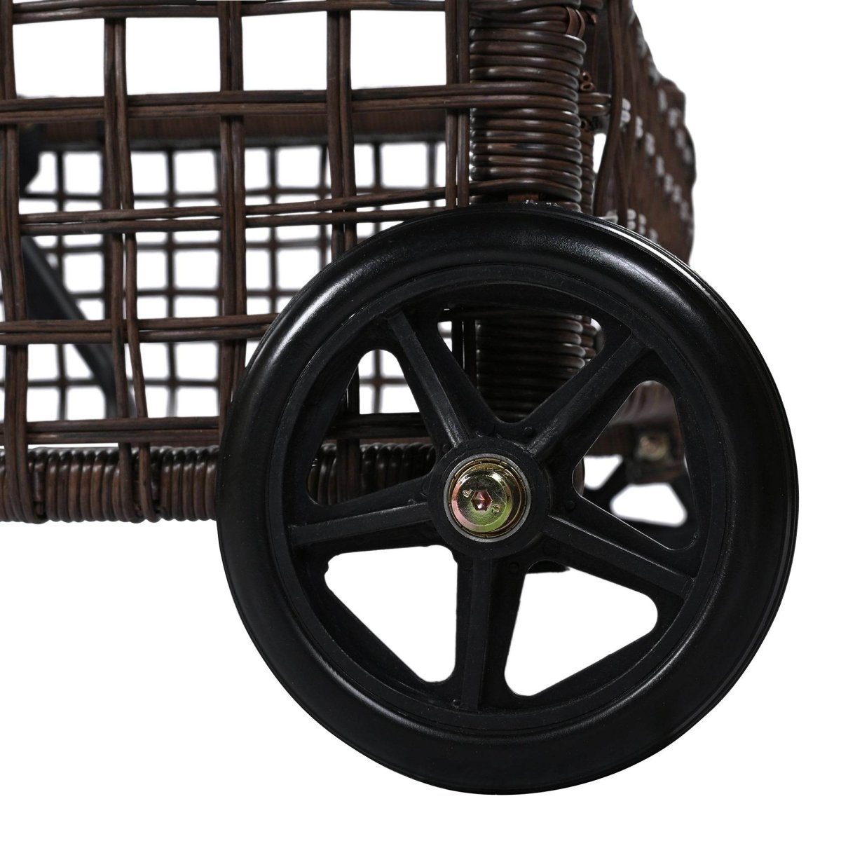 Adjustable 5-Position PE Rattan Outdoor Lounge Chair - Sleep Galleria