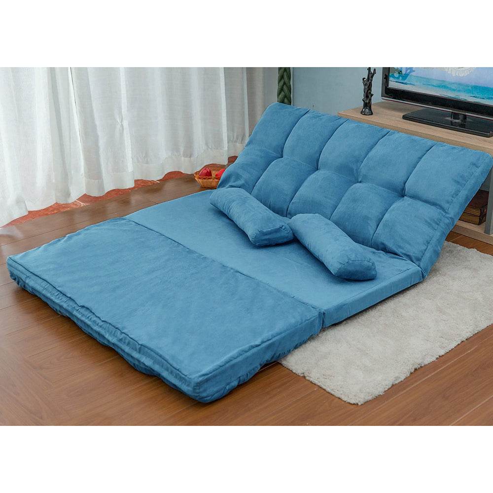 Adjustable Multi - Position Fabric Chaise Lounge Sofa Bed - Zenvia - Omega Lifestyles