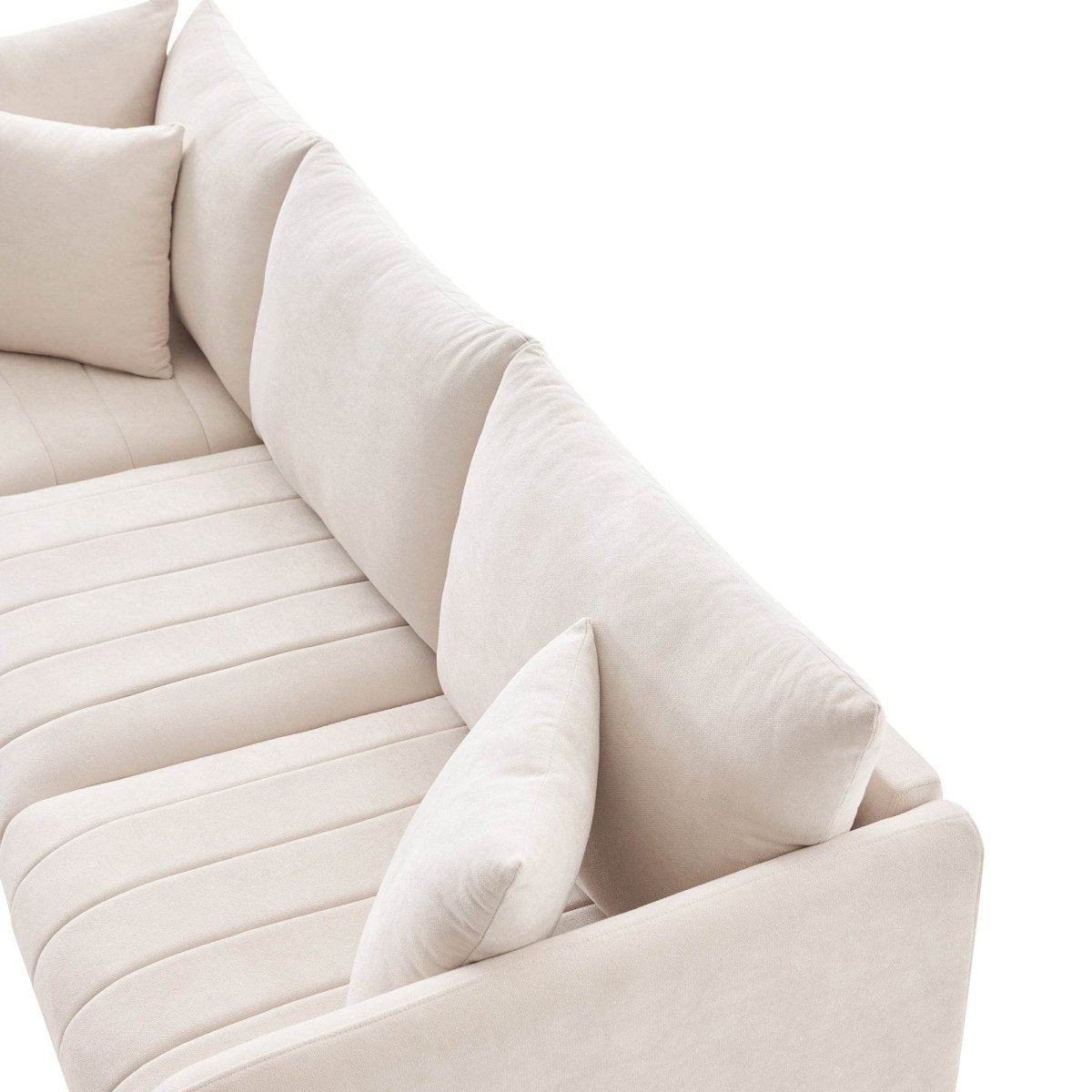 Contemporary L-Shaped 5-Seat Sectional Sofa - Sleep Galleria