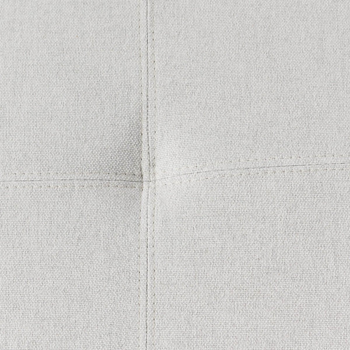 Contemporary Light Grey Fabric Storage Ottoman - Sleep Galleria