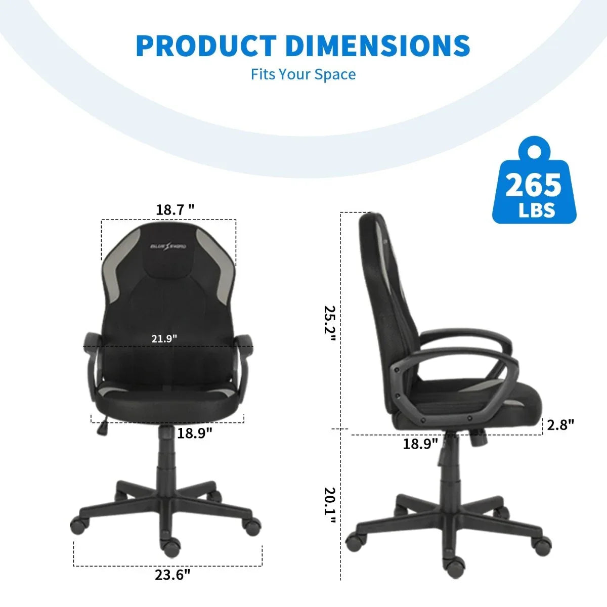 Ergonomic Mesh Tech Fabric Adjustable Office Chair - Omega Lifestyles
