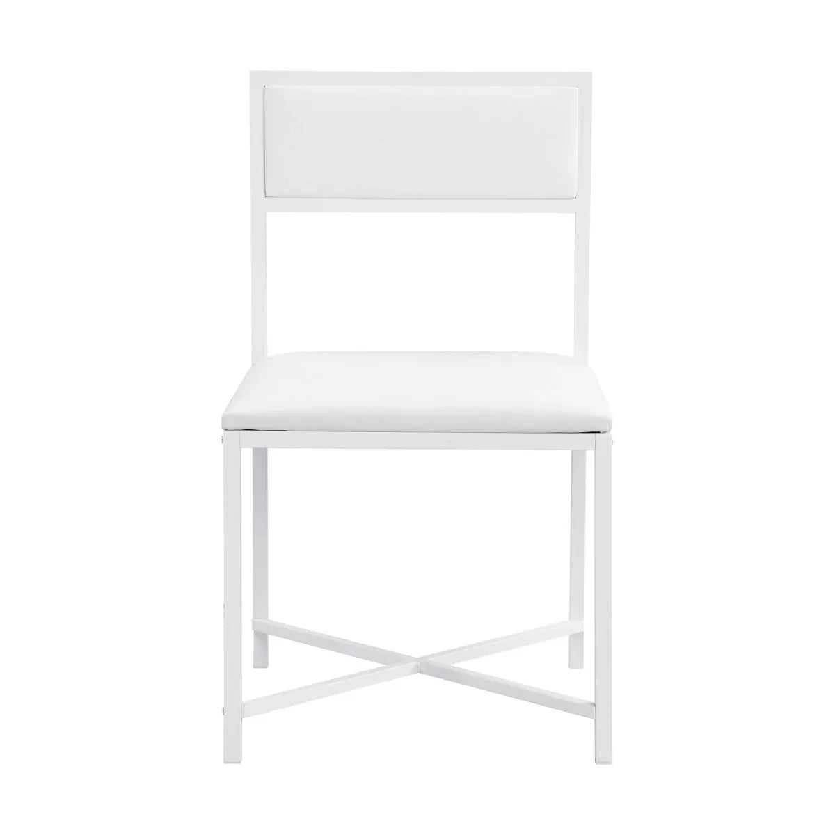 Extendable 5-Piece MDF Metal Dining Table Set With Chairs - Omega Lifestyles