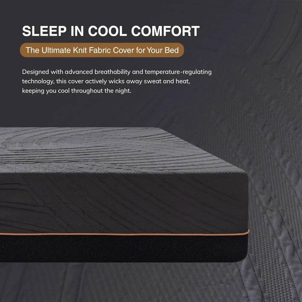 Firm Copper-Gel Memory Foam Cooling Knit Mattress - Omega Lifestyles