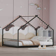 Full Iron Rooftop Bed Frame With LED Lights - Sleep Galleria