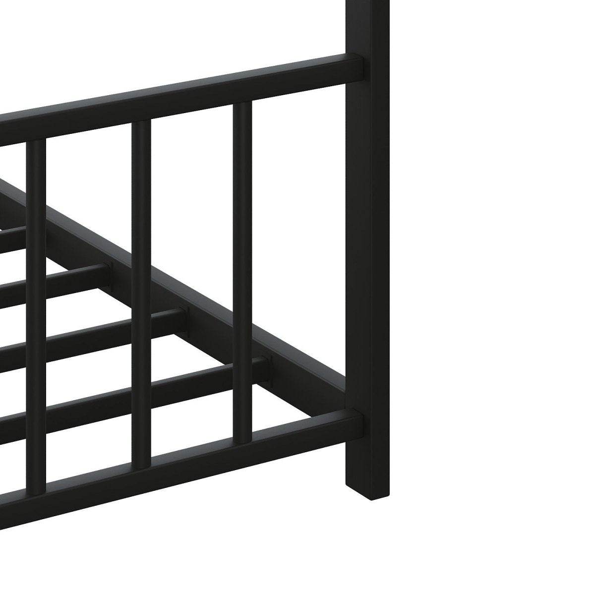 Full Iron Rooftop Bed Frame With LED Lights - Sleep Galleria