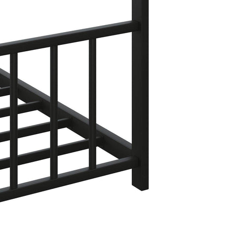 Full Iron Rooftop Bed Frame With LED Lights - Sleep Galleria