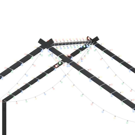 Full Iron Rooftop Bed Frame With LED Lights - Sleep Galleria
