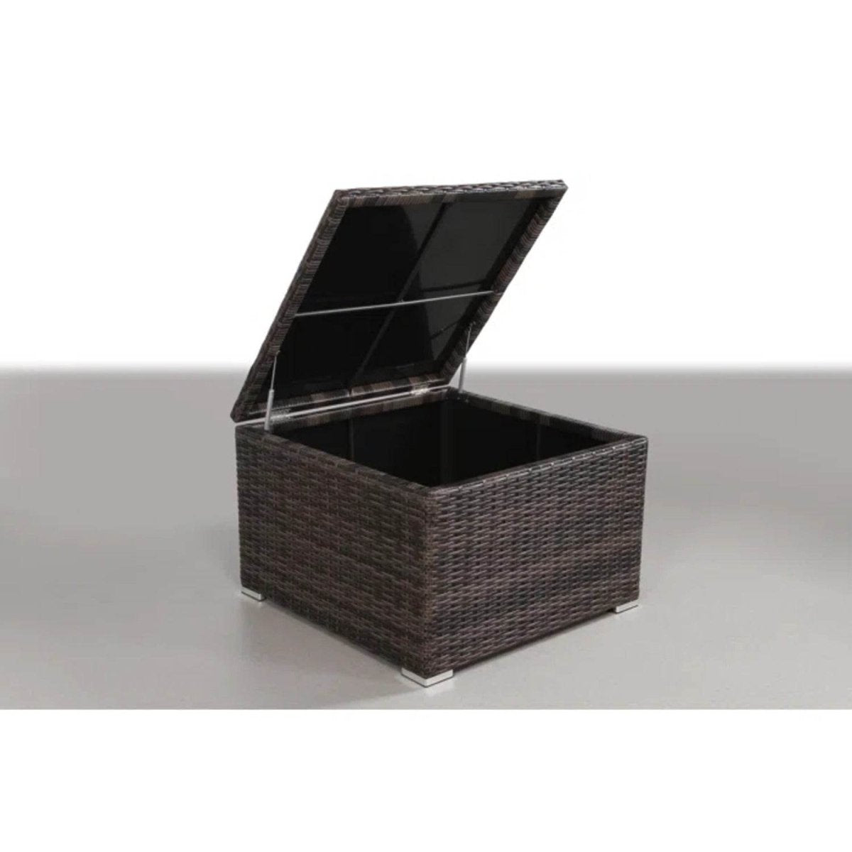 Fully Assembled 6 - Piece Espresso Wicker Patio Seating Group - Zenvia - Omega Lifestyles