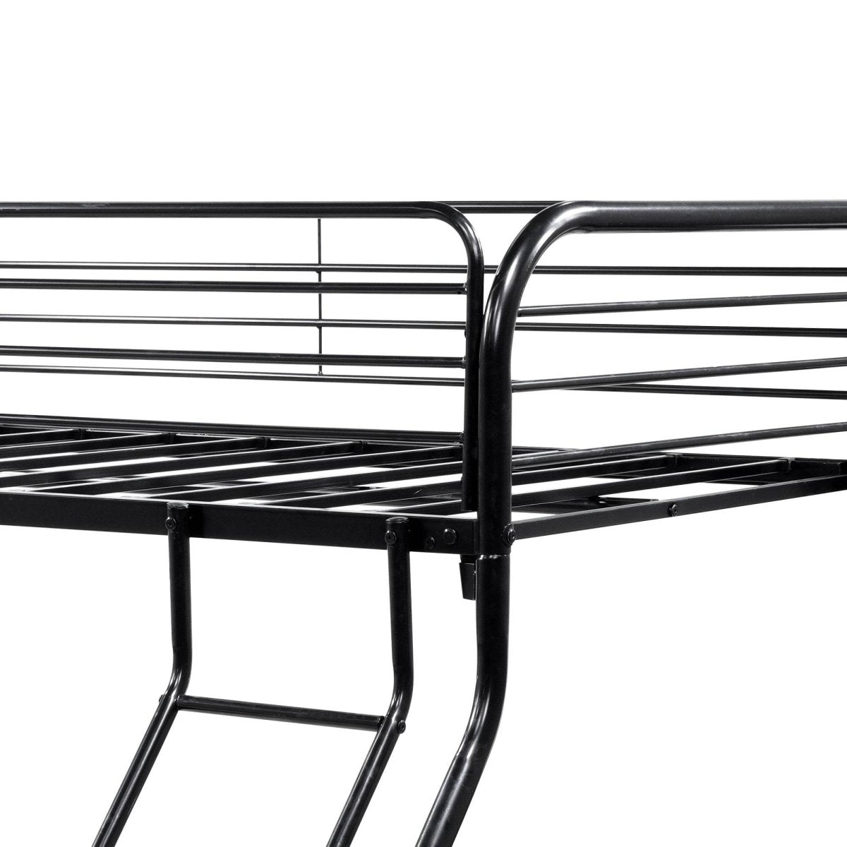 Heavy Duty Twin - Over - Full Metal Bunk Bed Frame - Zenvia - Omega Lifestyles