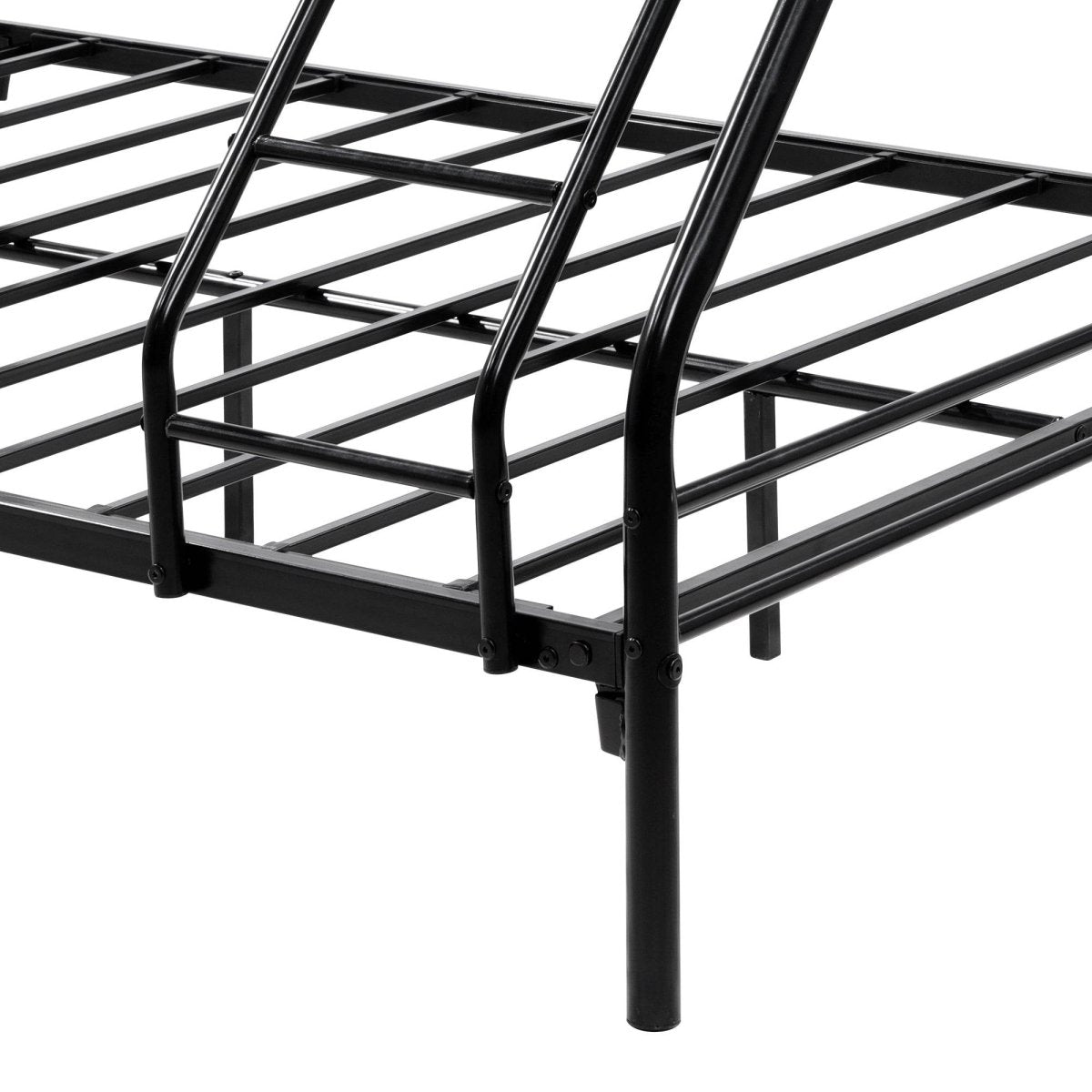 Heavy Duty Twin - Over - Full Metal Bunk Bed Frame - Zenvia - Omega Lifestyles