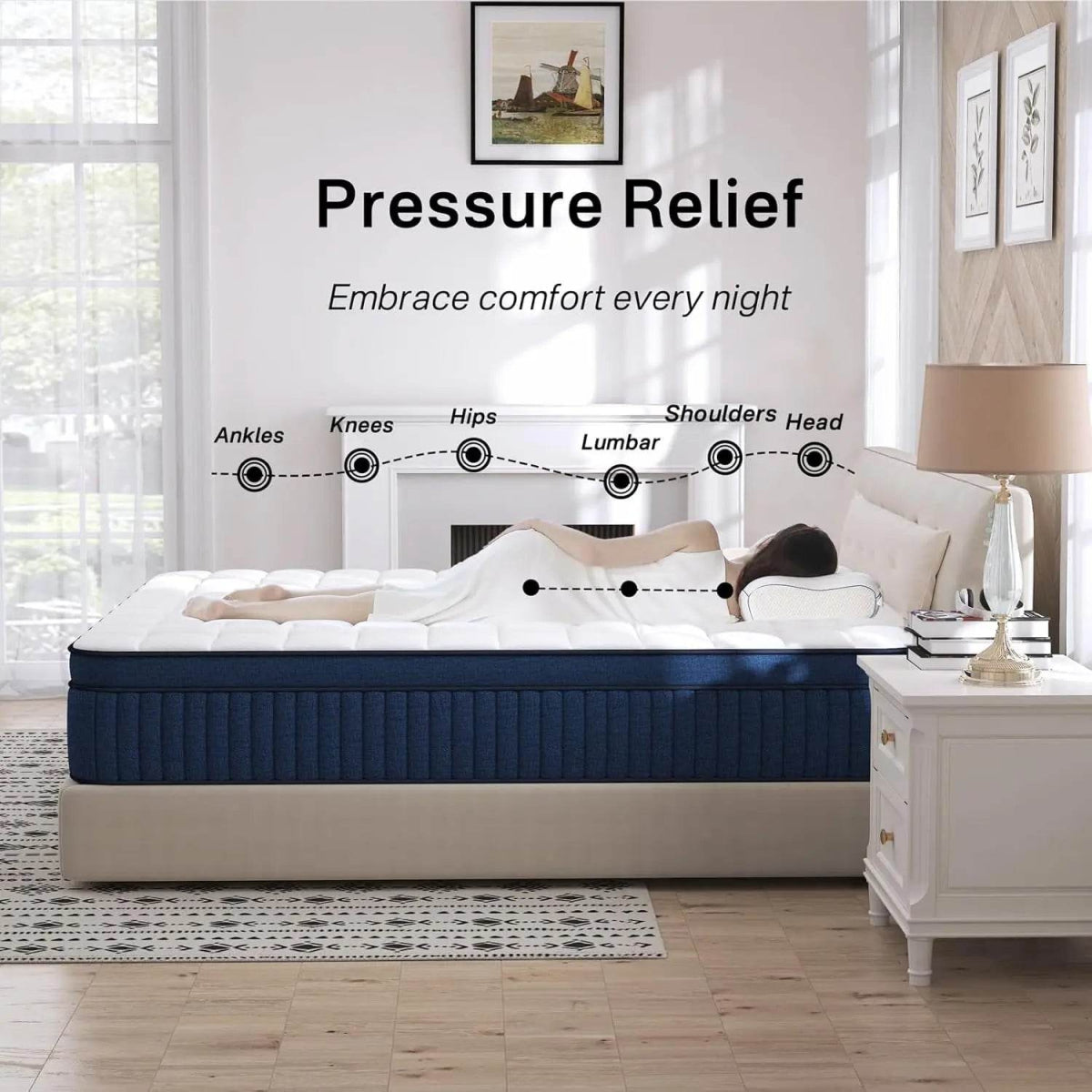 Hybrid Gel Memory Foam Mattress - Sleep Galleria