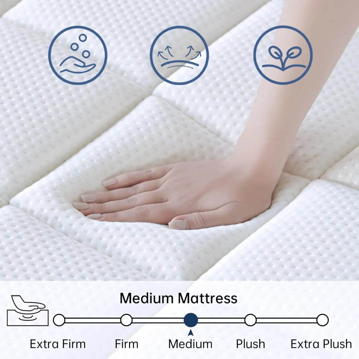Hybrid Gel Memory Foam Mattress - Sleep Galleria