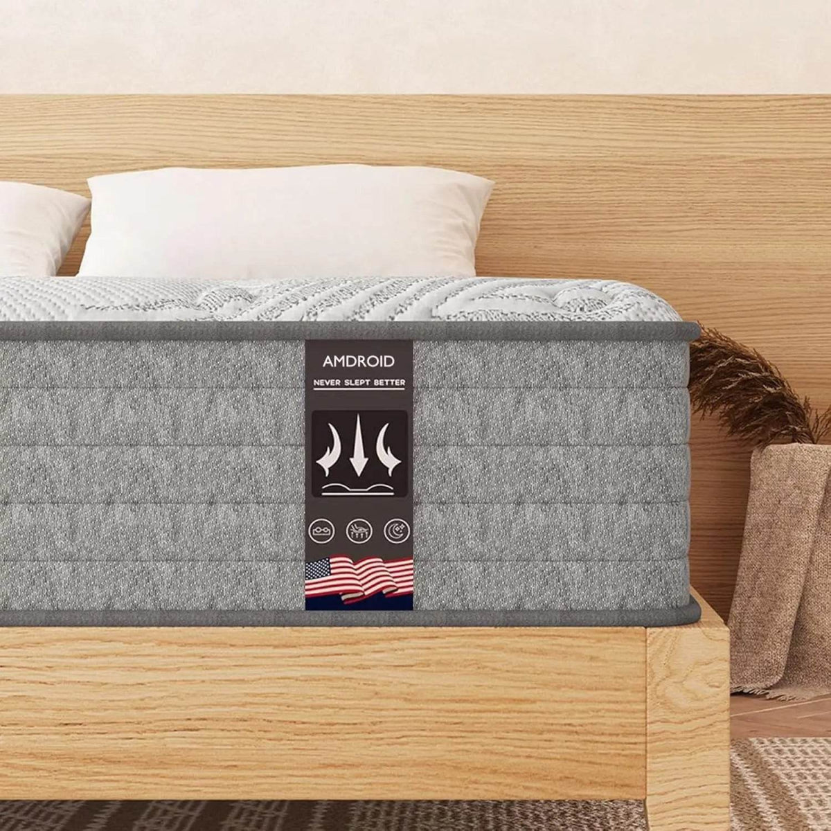 Hybrid Memory Foam Pocketed Coil Mattress - Sleep Galleria
