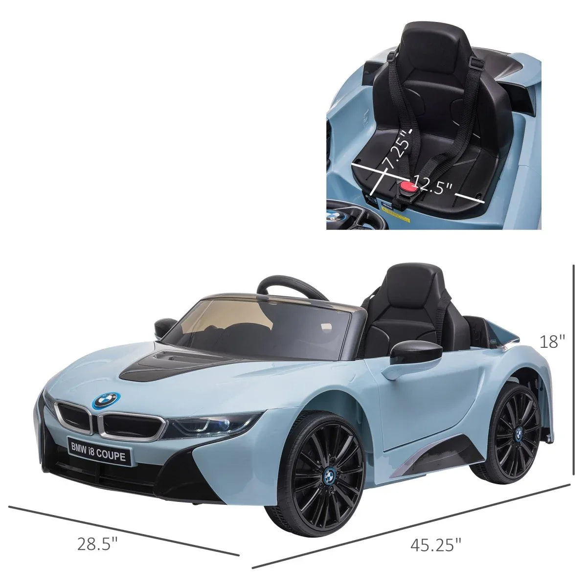 Licensed BMW I8 Electric Kids Ride-On Car With Remote - Omega Lifestyles