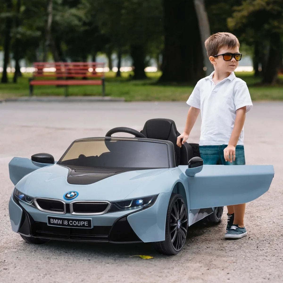 Licensed BMW I8 Electric Kids Ride-On Car With Remote - Omega Lifestyles