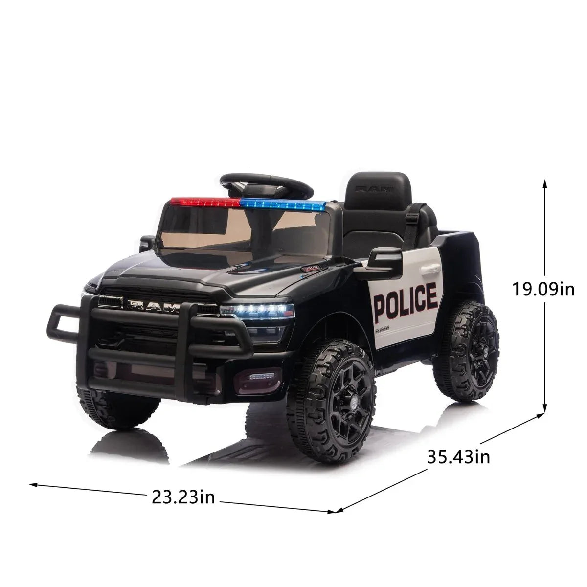 Licensed Dodge RAM 3500 Kids Ride-On Truck With Remote Control - Omega Lifestyles