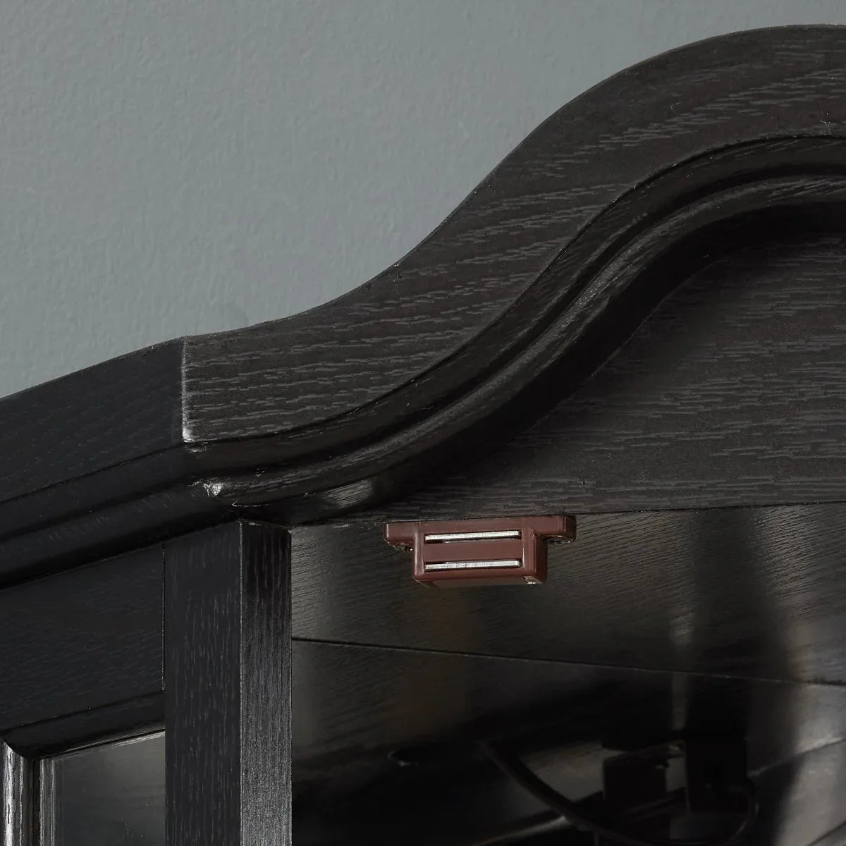 Lighted Corner Curio Cabinet With Tempered Glass Shelves - Omega Lifestyles