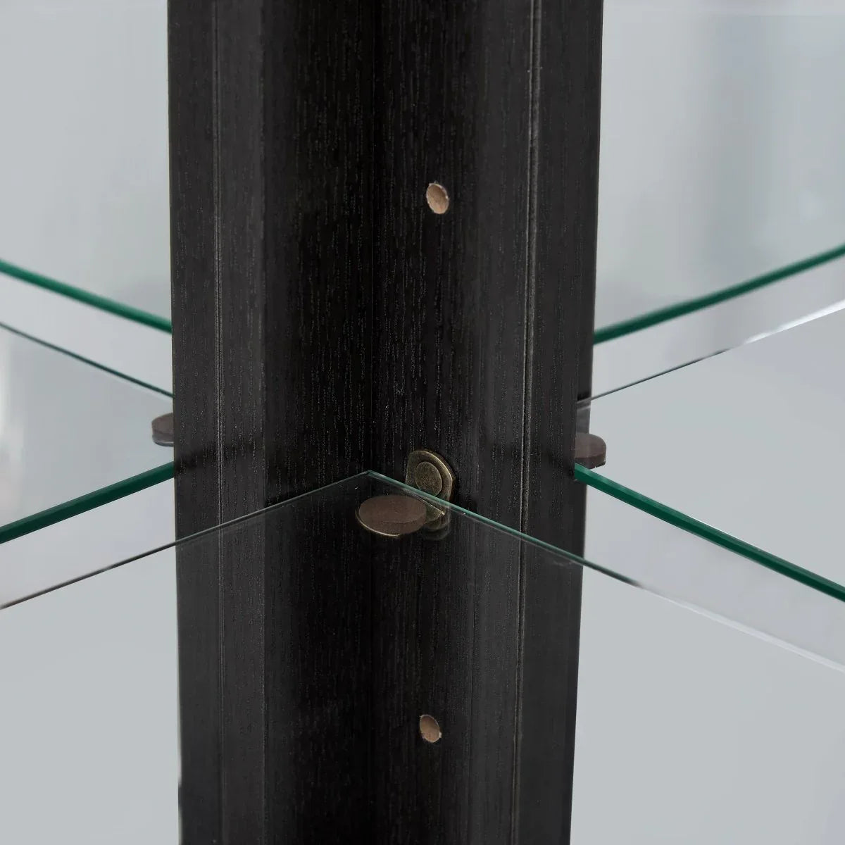 Lighted Corner Curio Cabinet With Tempered Glass Shelves - Omega Lifestyles