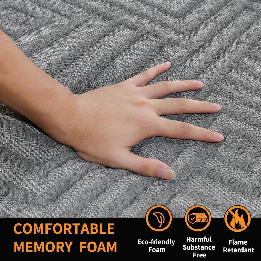 Medium 14-Inch Gel Memory Foam Cooling Mattress - Sleep Galleria