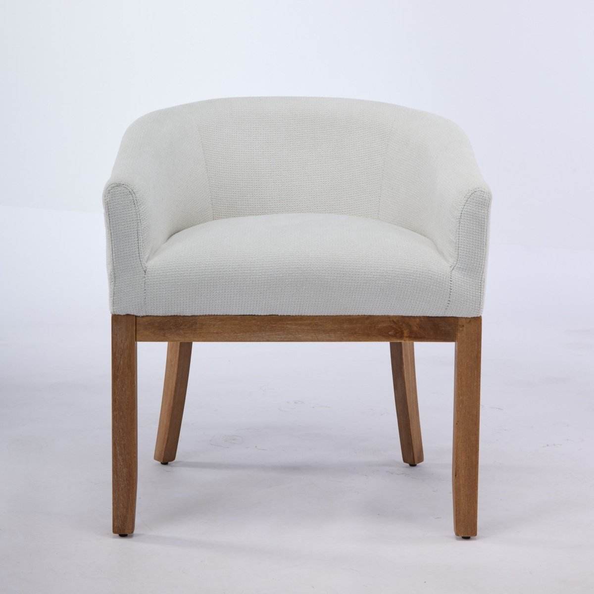 Mid Century Modern Upholstered Linen Dining Chair - Sleep Galleria