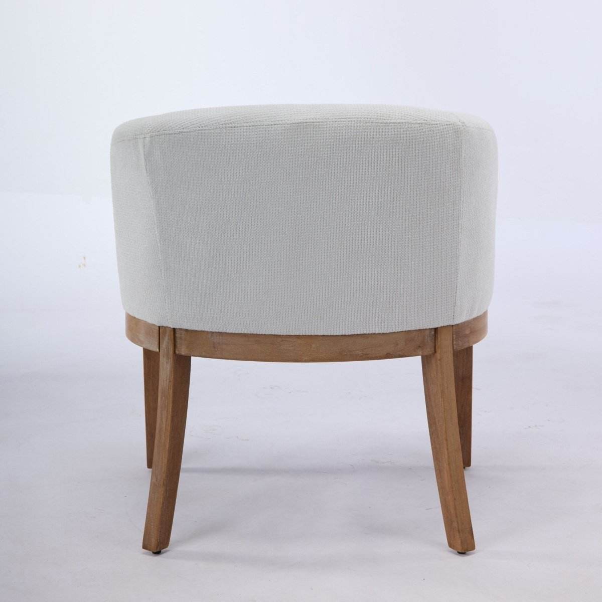 Mid Century Modern Upholstered Linen Dining Chair - Sleep Galleria