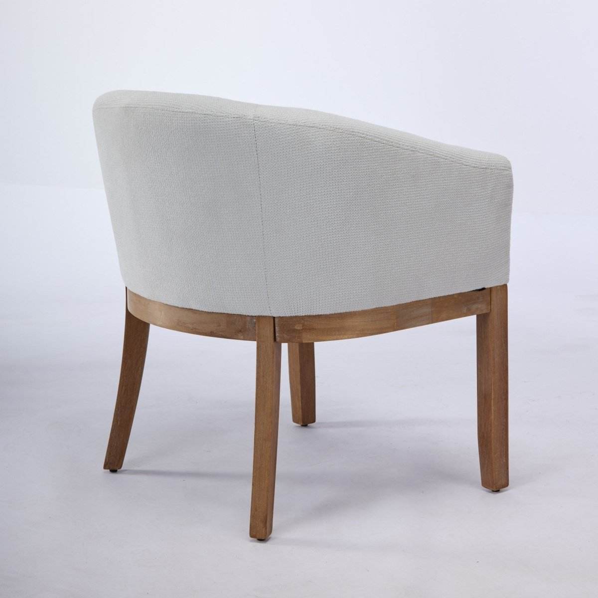 Mid Century Modern Upholstered Linen Dining Chair - Sleep Galleria