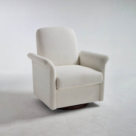 Modern 360 Degree Swivel Linen Upholstered Accent Chair - Sleep Galleria