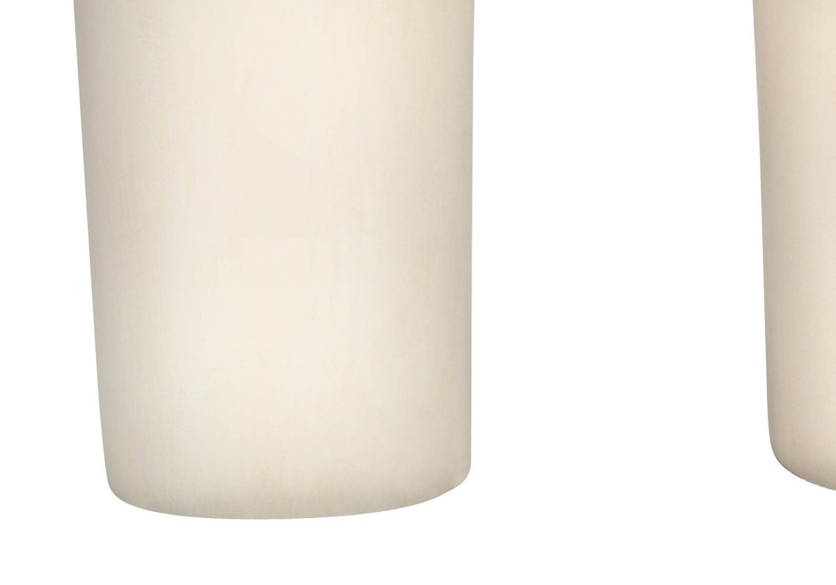Modern Arch-Shaped Cream Resin Table Lamp - Sleep Galleria