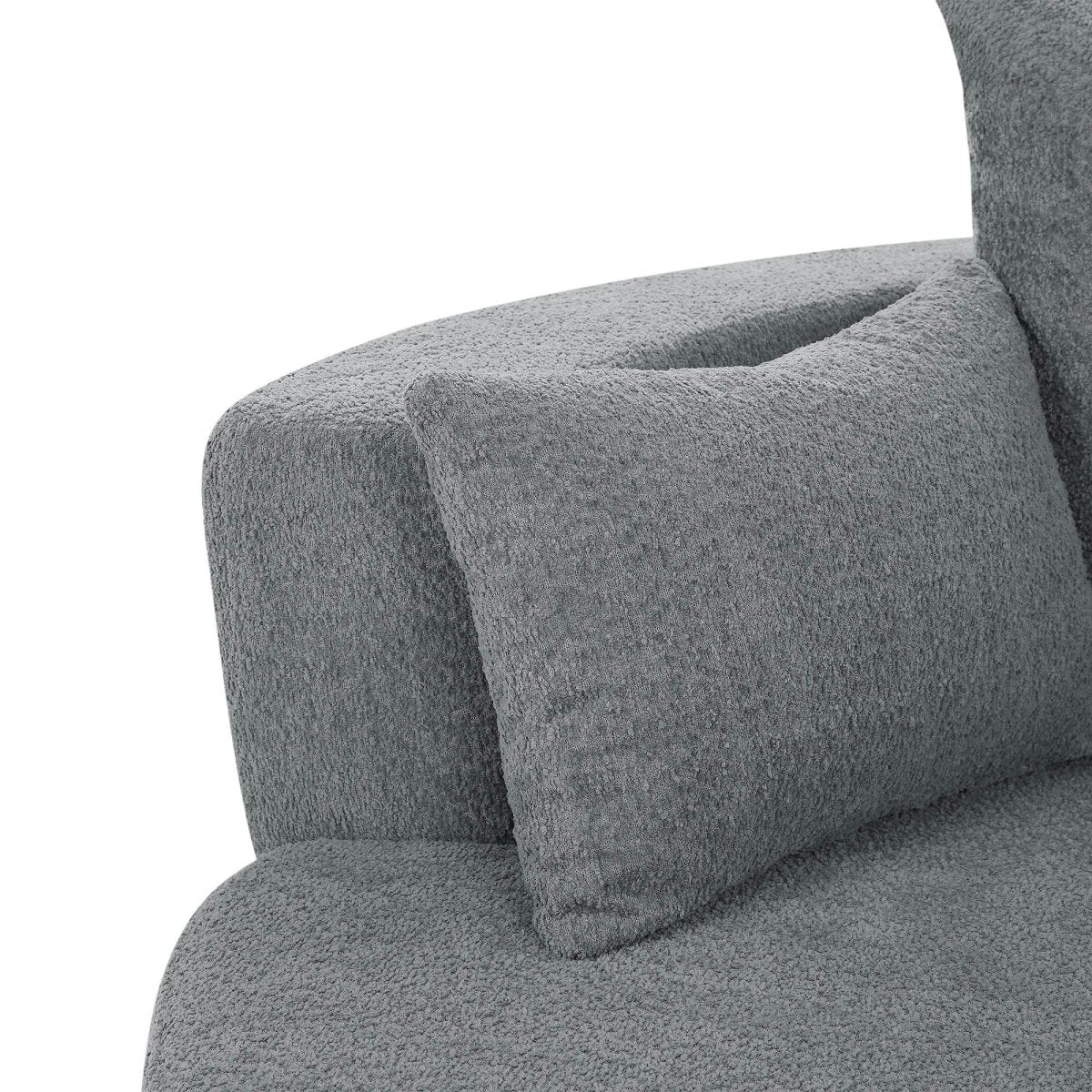 Modern Chenille Swivel Accent Chair - Sleep Galleria