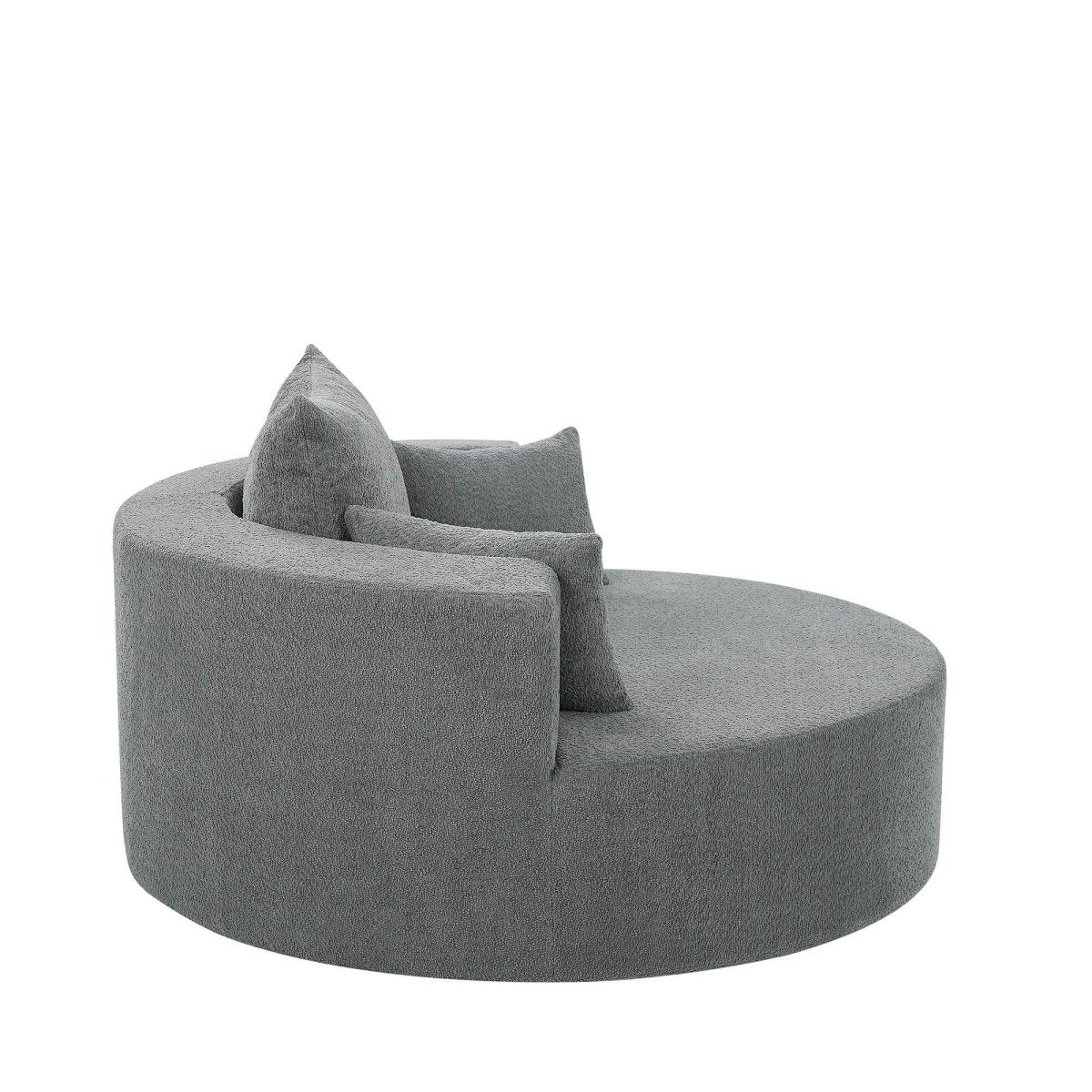 Modern Chenille Swivel Accent Chair - Sleep Galleria