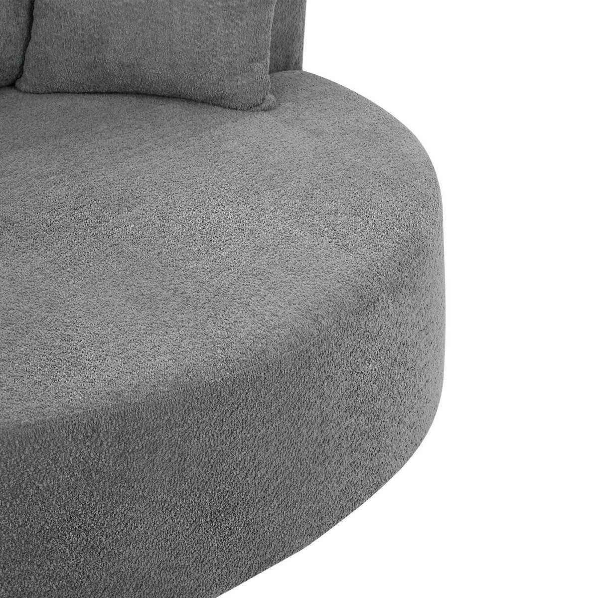 Modern Chenille Swivel Accent Chair - Sleep Galleria