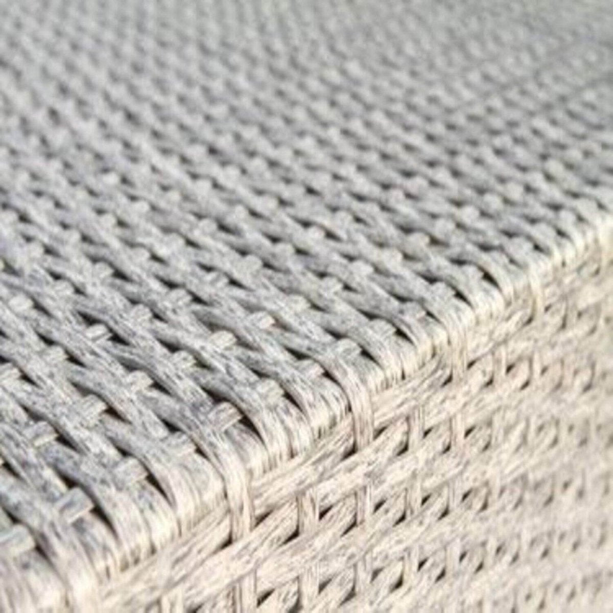 Modern Grey Mix Wicker Rattan Cup Holder Table - Zenvia - Omega Lifestyles