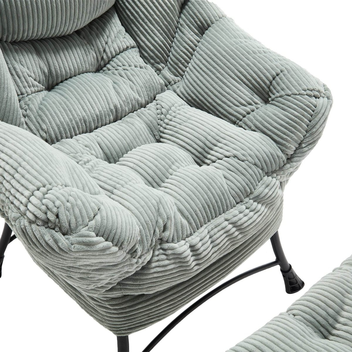 Modern Lounge Chair With Ottoman - Sleep Galleria