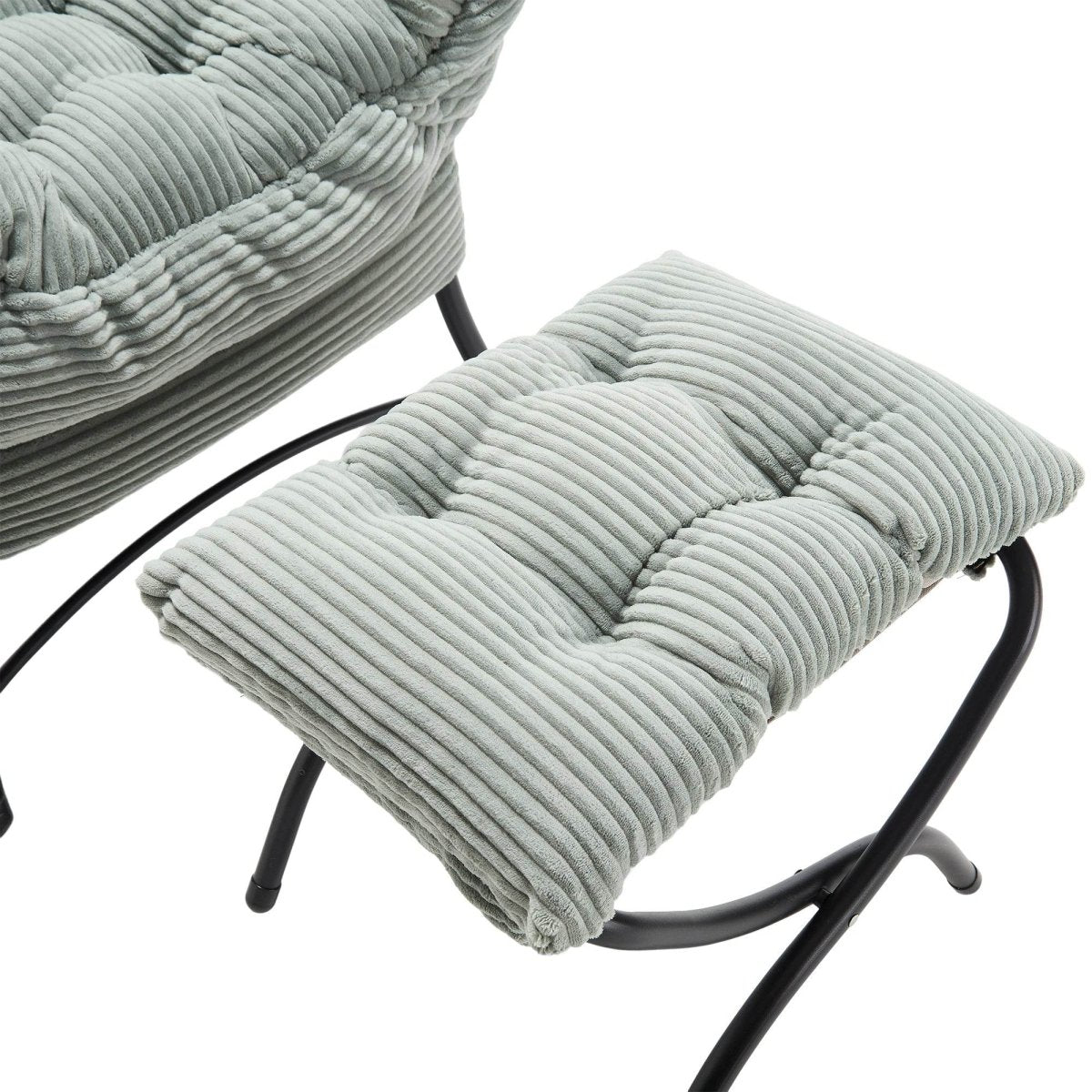 Modern Lounge Chair With Ottoman - Sleep Galleria
