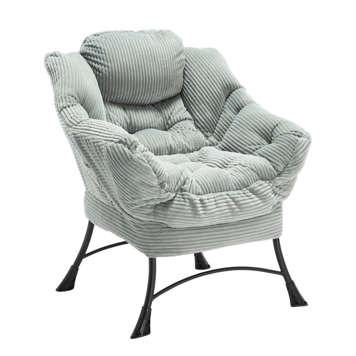 Modern Lounge Chair With Ottoman - Sleep Galleria