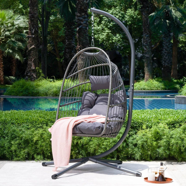 Modern Outdoor Rust-Resistant Egg Chair - Omega Lifestyles
