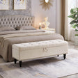 Multifunctional Storage Bed Bench Ottoman With Upholstery - Sleep Galleria